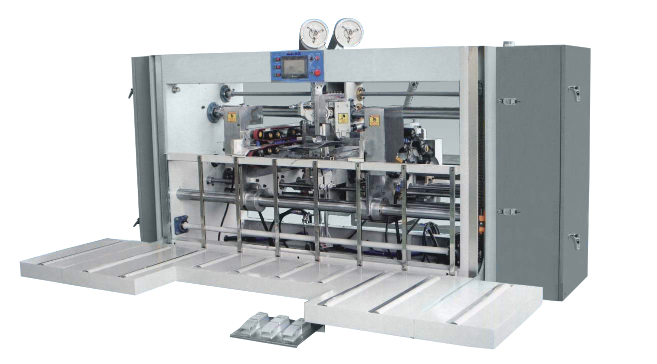 高速四伺服小型雙片釘箱機 一機兩用多種功能可調(diào)節(jié)訂箱機  Series High Speed Four Servo Doubl
